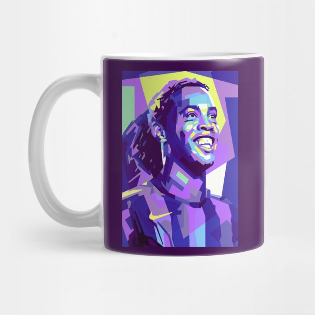 Ronaldinho pop art by mrcatguys